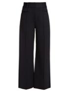 Diane Von Furstenberg Wide-leg Pintucked Culottes
