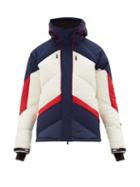Matchesfashion.com Perfect Moment - Colour Block Down Filled Ski Jacket - Mens - White Multi