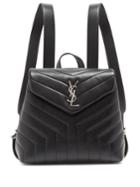 Saint Laurent Loulou Quilted-leather Backpack