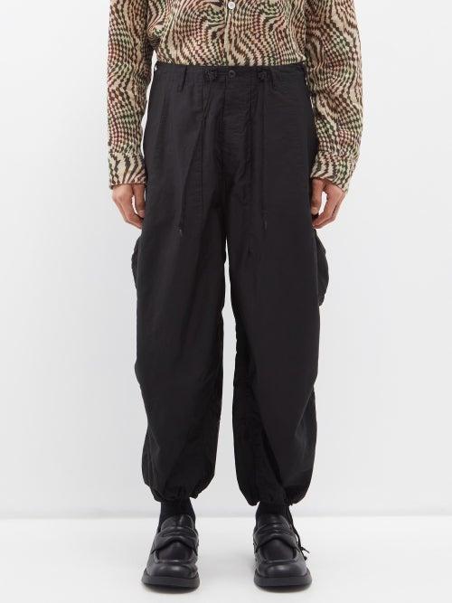 Needles - H.d. Cotton-blend Cargo Trousers - Mens - Black