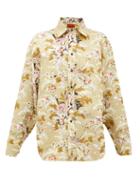 Matchesfashion.com Colville - Floral-print Cotton-twill Shirt - Womens - Multi