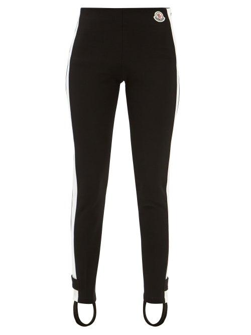 Moncler - Stirrup Technical-twill Ski Leggings - Womens - Black