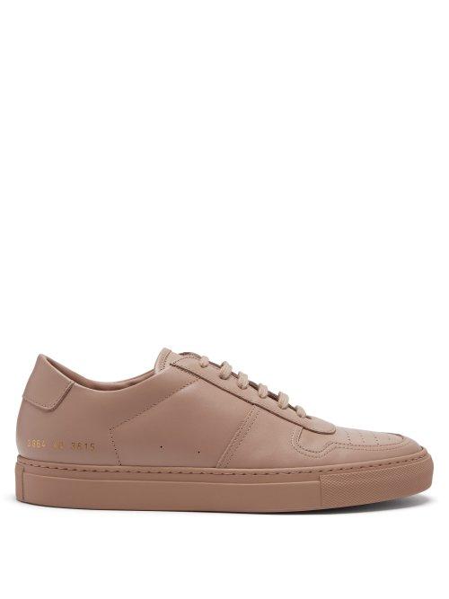 Matchesfashion.com Common Projects - Bball Low Top Leather Trainers - Womens - Nude