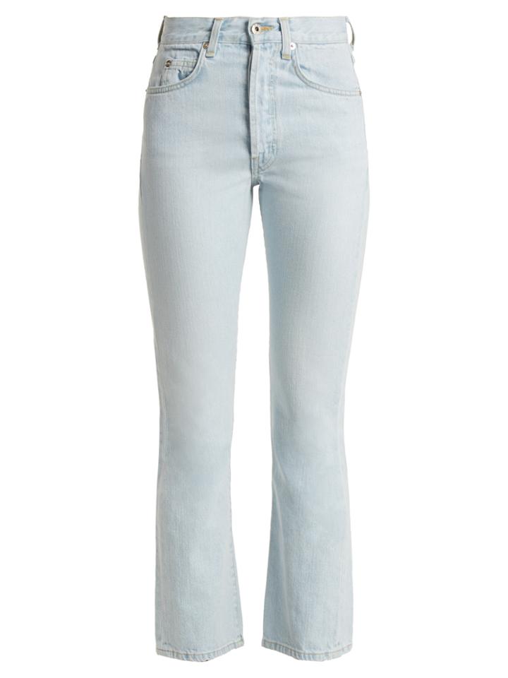 Eve Denim Jane High-rise Straight-leg Cropped Jeans