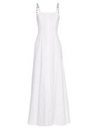 Rosie Assoulin Gazelle Embellished Cotton-blend Twill Gown