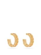 Matchesfashion.com Versace - Greca Hoop Earrings - Mens - Gold