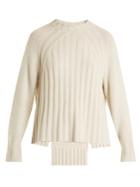 Nili Lotan Everly Ribbed-knit Cashmere Sweater
