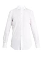 Matchesfashion.com Finamore 1925 - Spread Collar Cotton Poplin Shirt - Mens - White