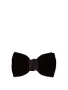 Matchesfashion.com Lanvin - Paris Velvet Bow Tie - Mens - Black