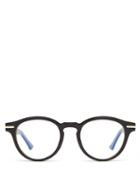 Matchesfashion.com Cutler And Gross - Round Acetate Glasses - Mens - Black