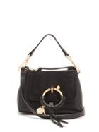 Matchesfashion.com See By Chlo - Joan Mini Leather And Suede Cross-body Bag - Womens - Black