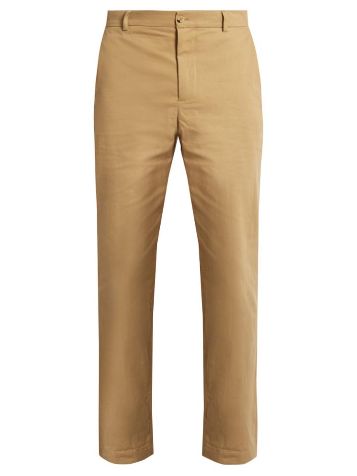 De Bonne Facture Wide-leg Cotton Trousers