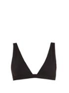 Matchesfashion.com Rochelle Sara - The Enga Triangle Bikini Top - Womens - Black