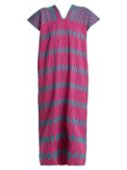 Matchesfashion.com Pippa Holt - No.89 Embroidered Cotton Kaftan - Womens - Pink Multi