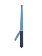 Title Of Work Bi-colour Cotton-corduroy Tie