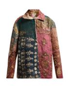Matchesfashion.com By Walid - Hope Panelled 19th Century Silk Jacket - Womens - Beige Multi