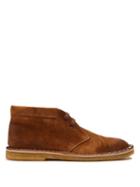 Matchesfashion.com Prada - Stud Embellished Suede Desert Boots - Mens - Tan