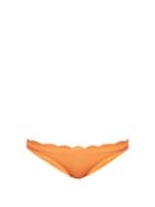 Matchesfashion.com Marysia - Santa Barbara Scallop Edged Bikini Briefs - Womens - Orange