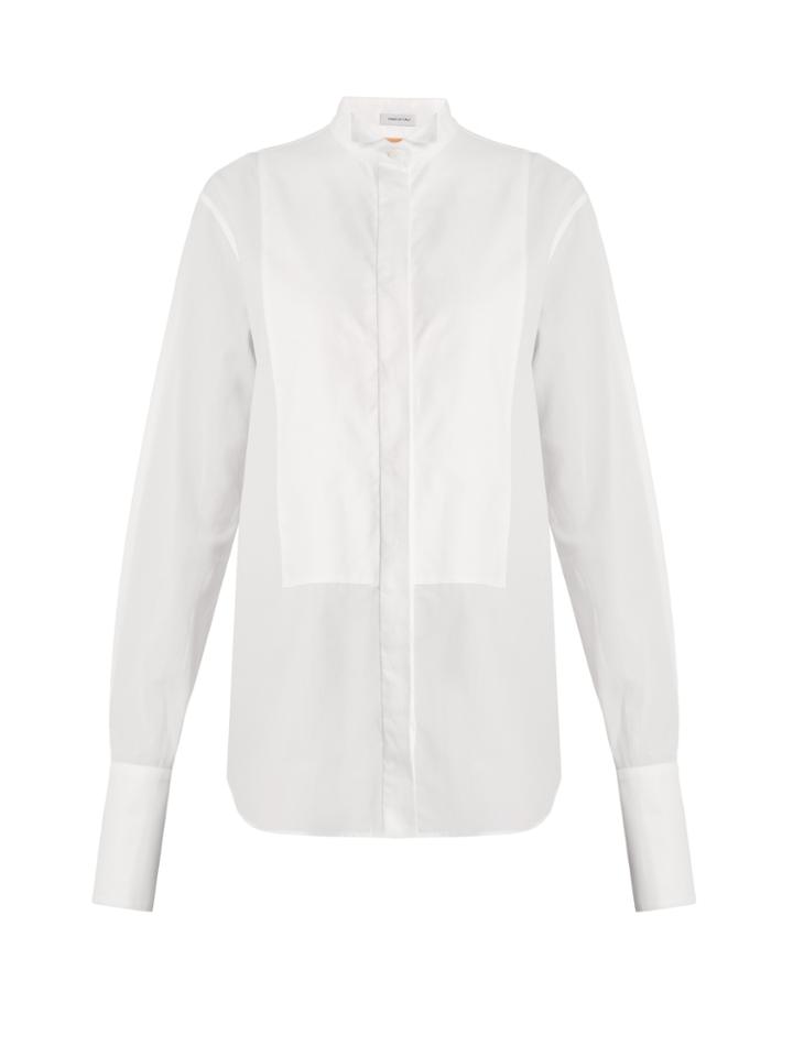 Summa Wingtip-collar Cotton-poplin Shirt