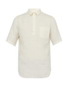 Matchesfashion.com De Bonne Facture - Slubbed Linen Shirt - Mens - White