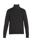 Ami Roll-neck Wool-blend Sweater