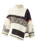 Matchesfashion.com Weekend Max Mara - Aggravi Sweater - Womens - White Multi
