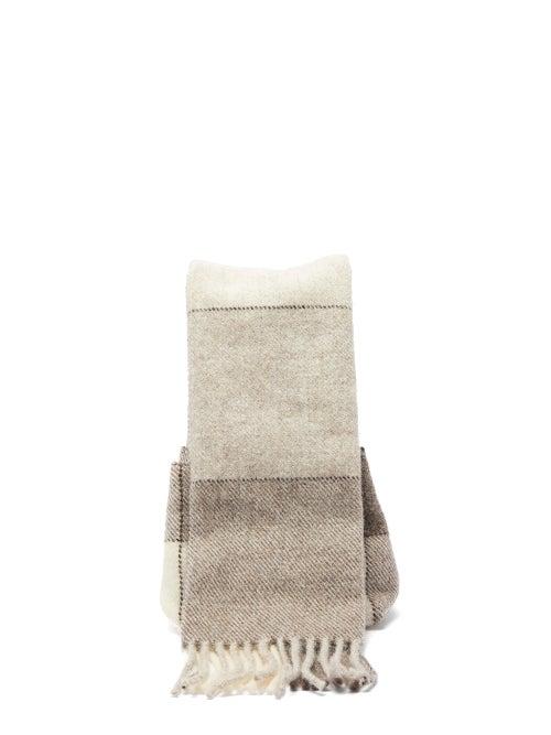 Matchesfashion.com Jil Sander - Scarf Wool Handbag - Womens - Light Grey