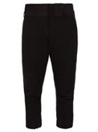 Matchesfashion.com Ann Demeulemeester - Pleated Wool Blend Cropped Trousers - Mens - Black