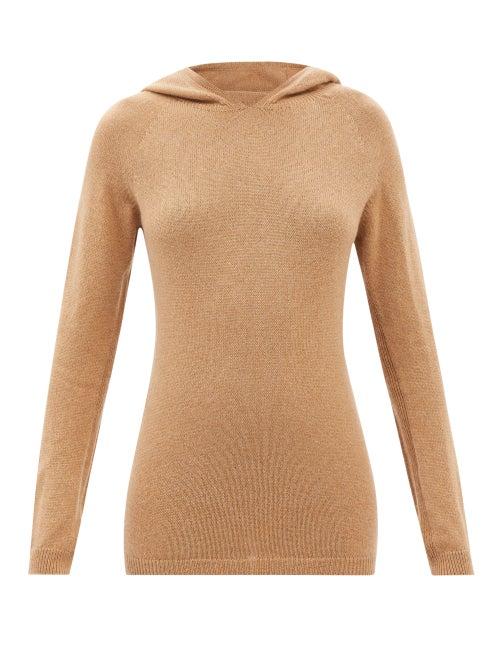 Johnstons Of Elgin - Hooded Cashmere Sweater - Womens - Camel