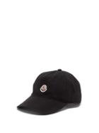 Matchesfashion.com Moncler - Logo-appliqu Baseball Cap - Womens - Black