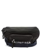 Matchesfashion.com Balenciaga - Logo Embroidered Belt Bag - Mens - Black