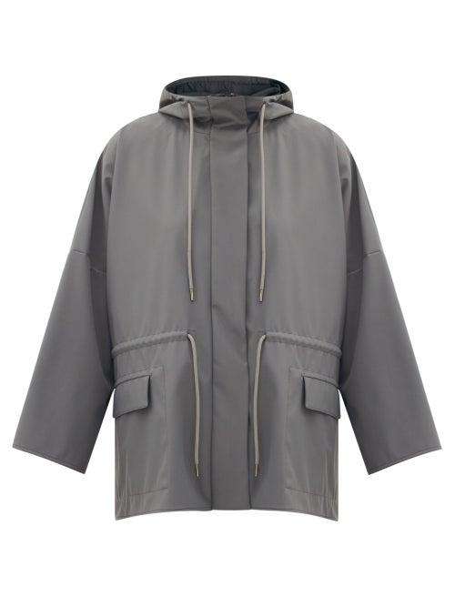 Matchesfashion.com Max Mara Leisure - Bonn Jacket - Womens - Dark Grey