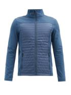 Matchesfashion.com Fusalp - Aspon Quilted-shell And Fleeceback Jersey Jacket - Mens - Blue