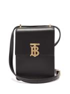 Matchesfashion.com Burberry - Valencia Mini Leather Cross-body Bag - Womens - Black