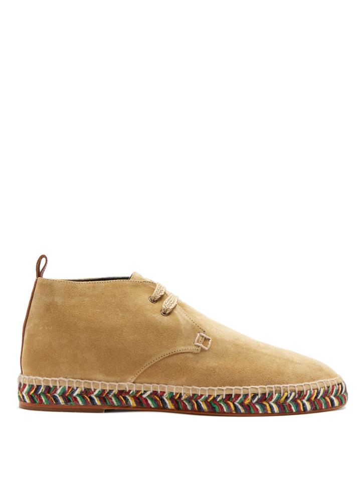 Loewe Espadrille-sole Suede Desert Boots