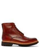 Matchesfashion.com Grenson - Joseph Lace Up Leather Boots - Mens - Brown