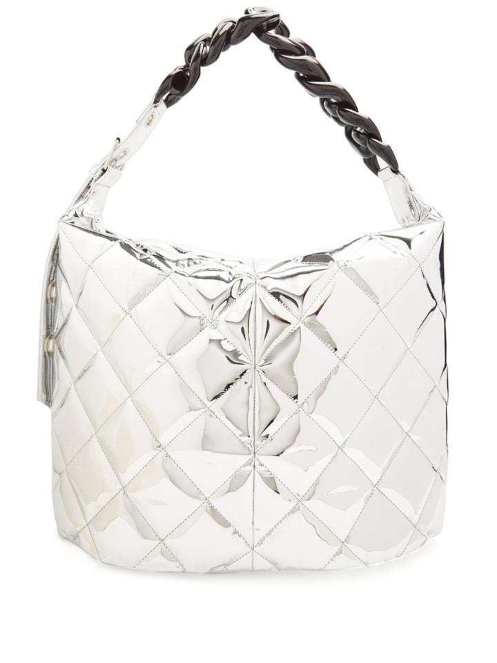 Marques'almeida Oversized Quilted Curb-chain Bag
