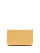 Matchesfashion.com The Row - Moulded Leather Clutch - Womens - Light Yellow