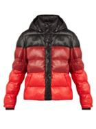 Matchesfashion.com Pswl - Striped Quilted Down Filled Jacket - Womens - Black