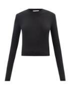 Jil Sander - Round-neck Wool Sweater - Womens - Black