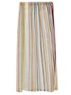 Missoni - Striped Drawstring-waist Sarong - Womens - Multi