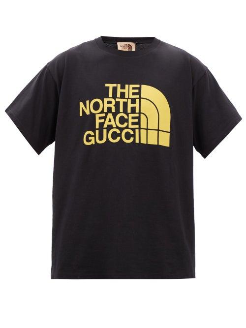 Gucci - X The North Face Logo-print Cotton-jersey T-shirt - Mens - Multi