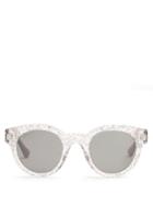 Gucci Glittered Round-frame Sunglasses