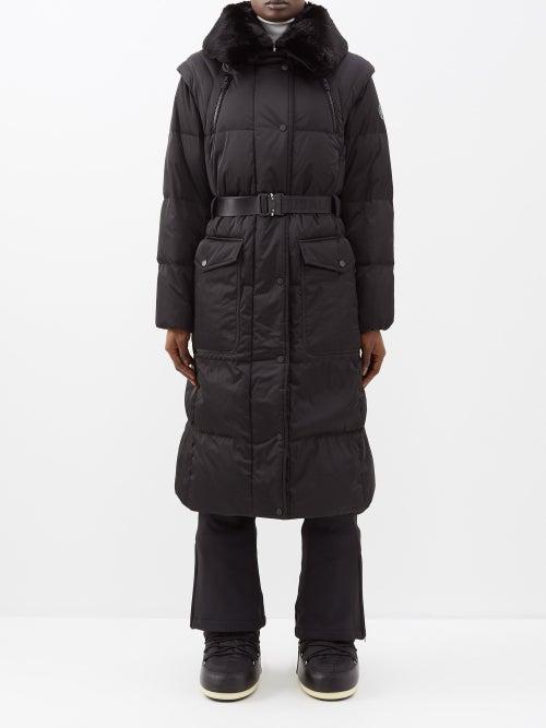 Fusalp - Francoise Long Hooded Down Coat - Womens - Black