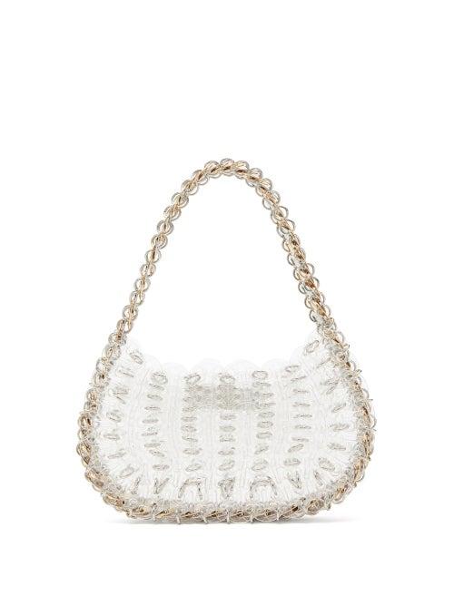 Paco Rabanne - 1969 Chain-link Shoulder Bag - Womens - Silver Gold