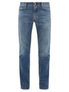 Matchesfashion.com Acne Studios - Slim Leg Cotton Blend Jeans - Mens - Mid Blue