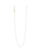 Matchesfashion.com Frame Chain - Pearly Queen Pearl And Gold Plated Glasses Chain - Womens - White Multi