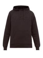 Matchesfashion.com Peak Performance - Logo Embroidered Cotton Blend Hooded Sweatshirt - Mens - Black