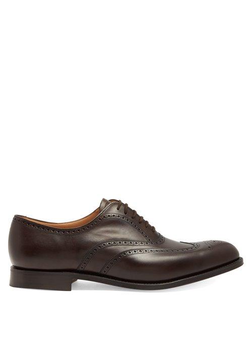 Matchesfashion.com Church's - Berlin Leather Derby Shoes - Mens - Brown