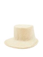 Matchesfashion.com Reinhard Plank Hats - Strega Straw Bucket Hat - Womens - Cream